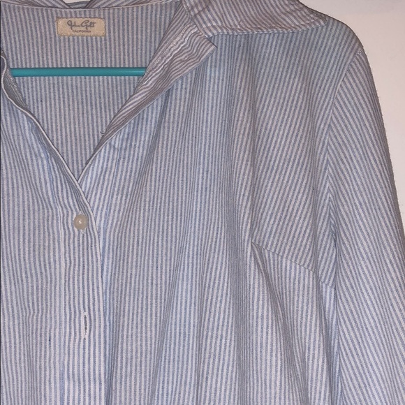 Cropped button down top - Picture 3 of 3